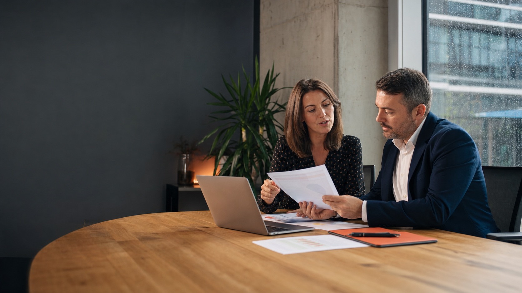 People reviewing Irish company information